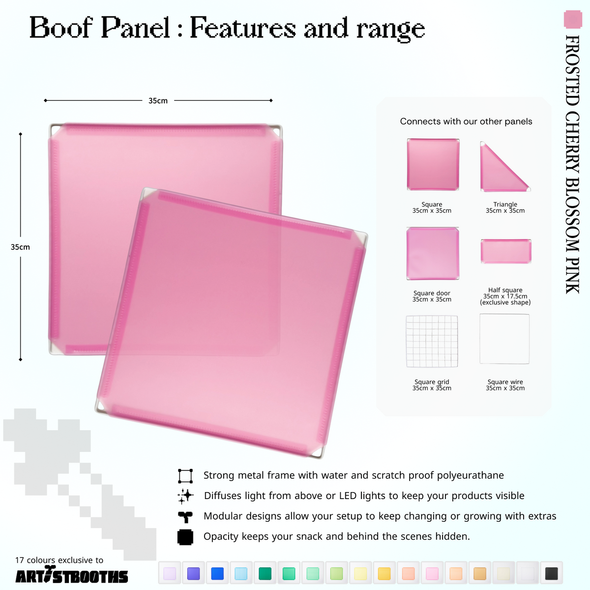 Frosted Cherry Blossom Pink (PMS 2562C)