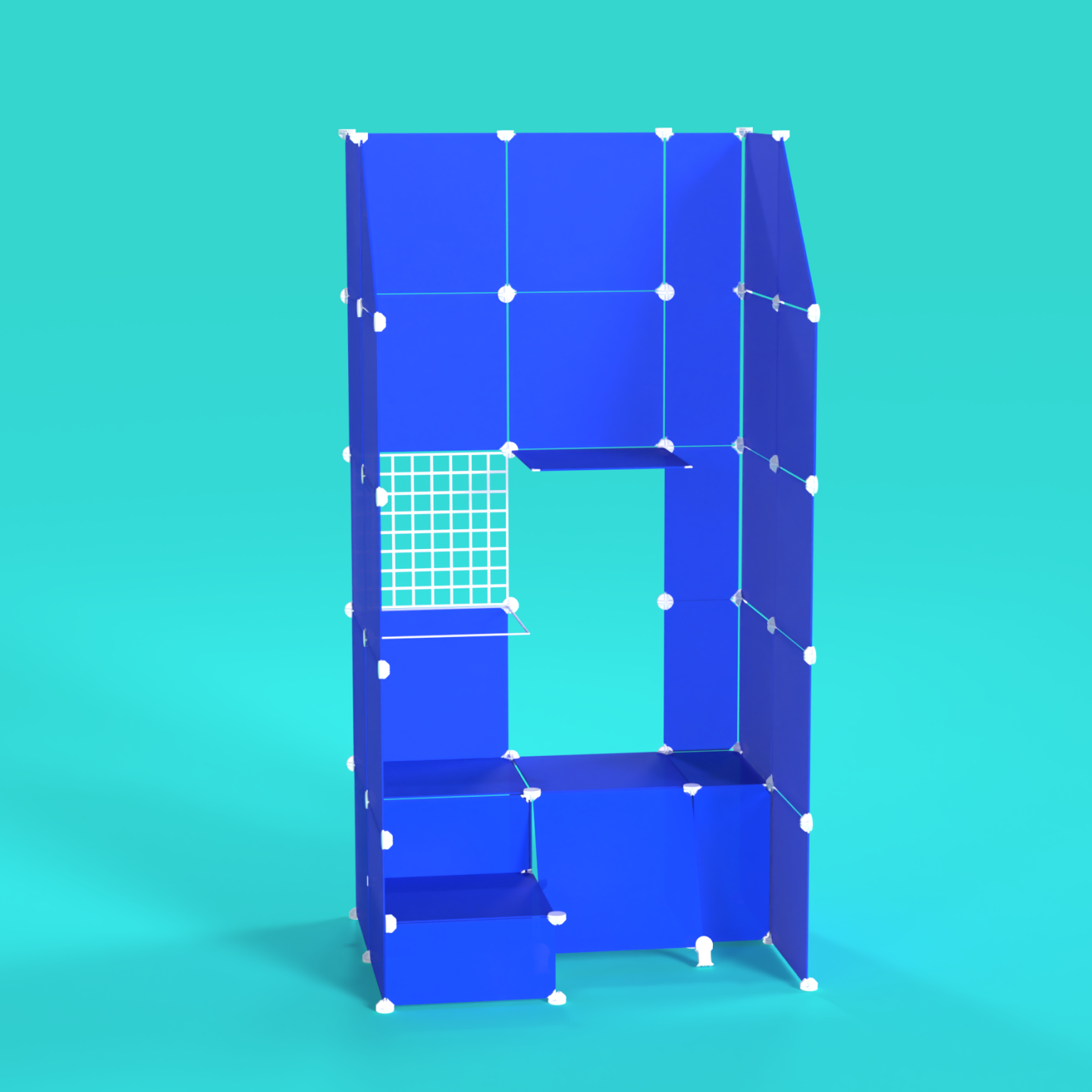 BOOF Gallery (Half) - Frosted Cobalt Blue - Artistbooths