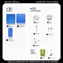 BOOF Small  - Modular cube Artist table setup