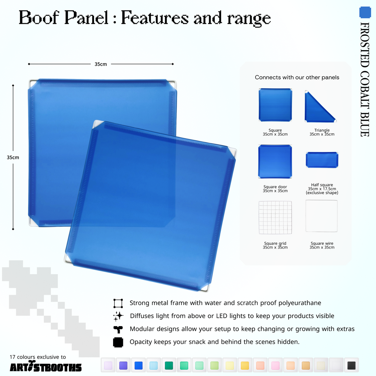 Frosted Cobalt Blue (PMS 2728 C)