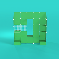 BOOF Gallery - Frosted Emerald Green - Artistbooths