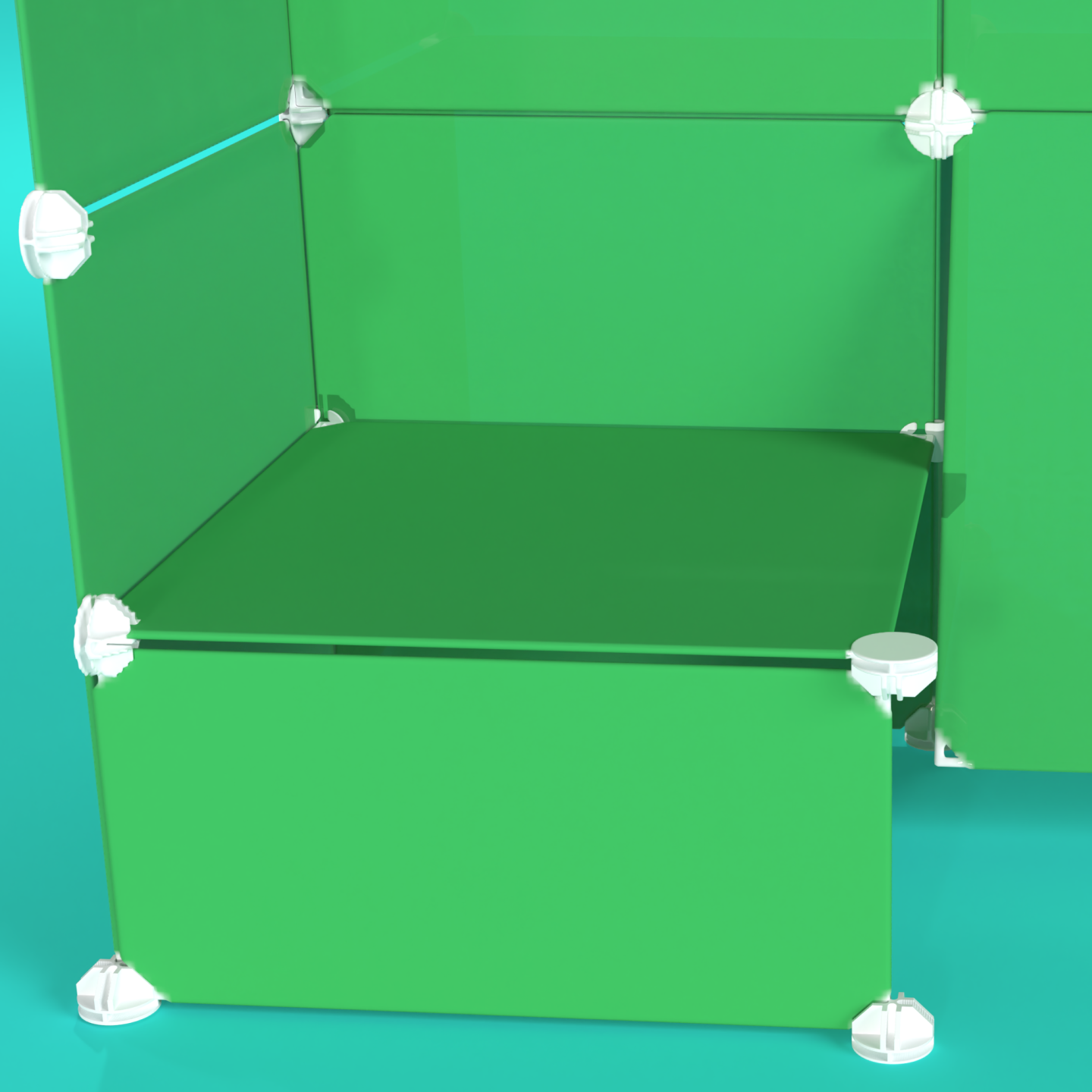 BOOF Gallery - Frosted Emerald Green - Artistbooths