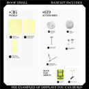 BOOF Small  - Modular cube Artist table setup