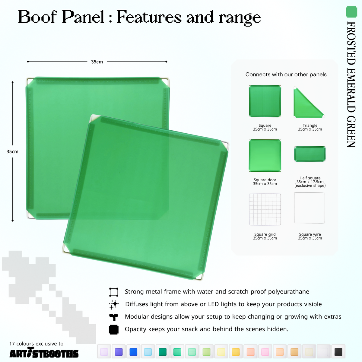 Frosted Emerald Green (PMS 3405C)