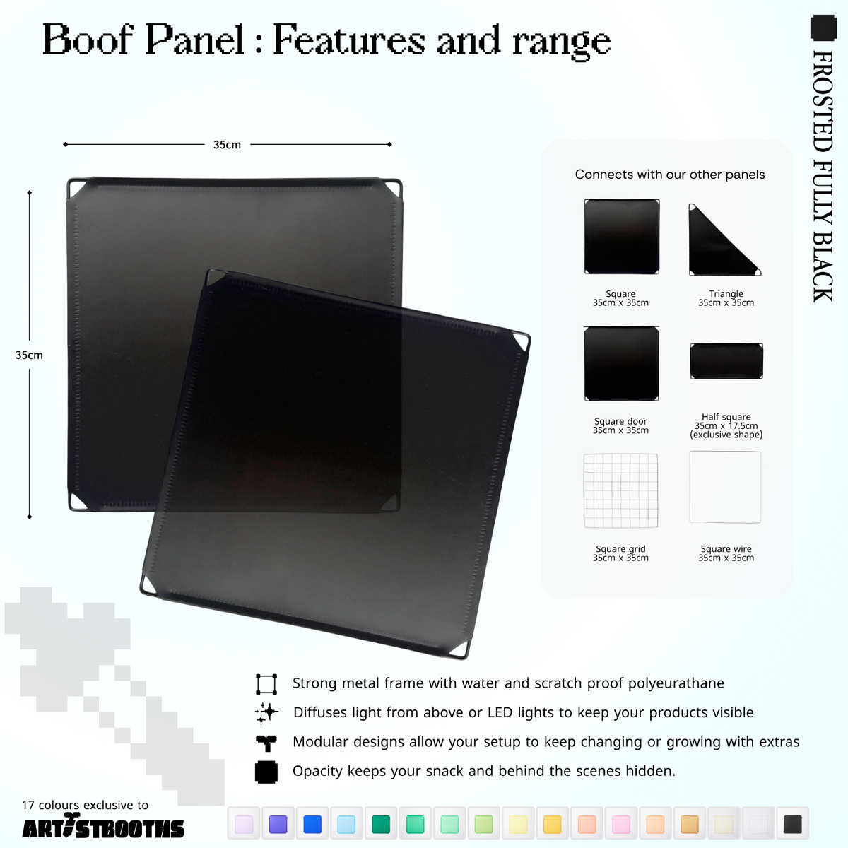 Frosted Fully Black (PMS 6 C)