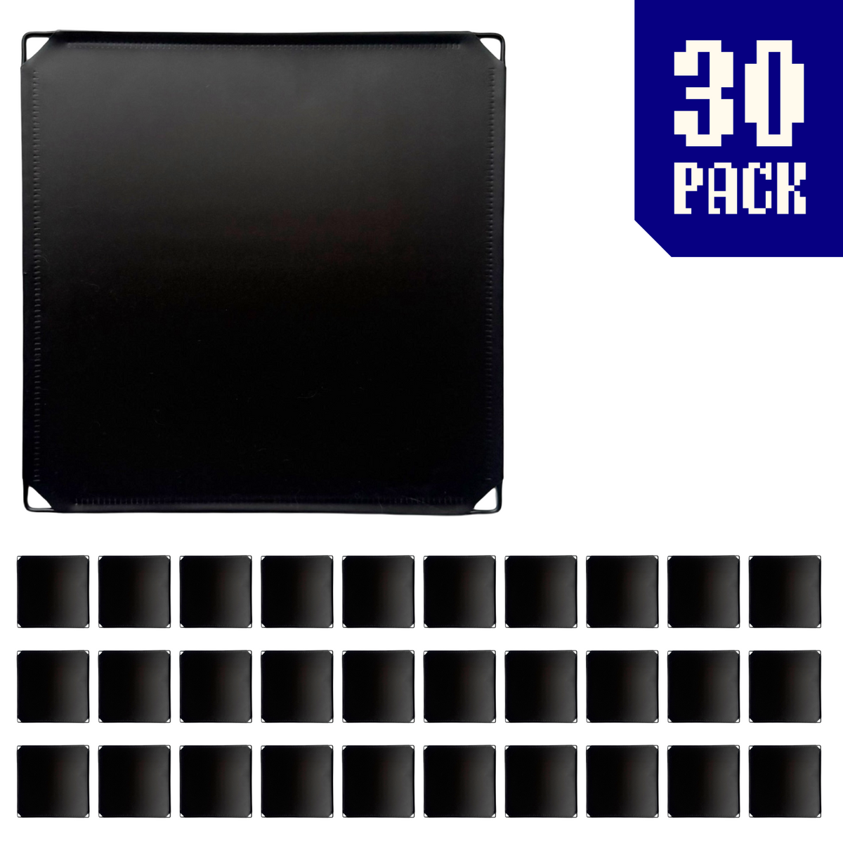 Frosted Fully Black / 30-pack