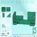 BOOF Medium - Modular cube Artist table setup