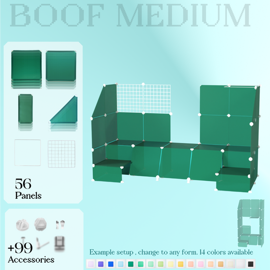 BOOF Medium - Modular cube Artist table setup