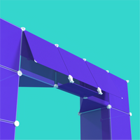 Pop-up shop booth design for creative entrepreneurs, featuring modular wire grid panels, reusable connectors, and customizable display options for conventions