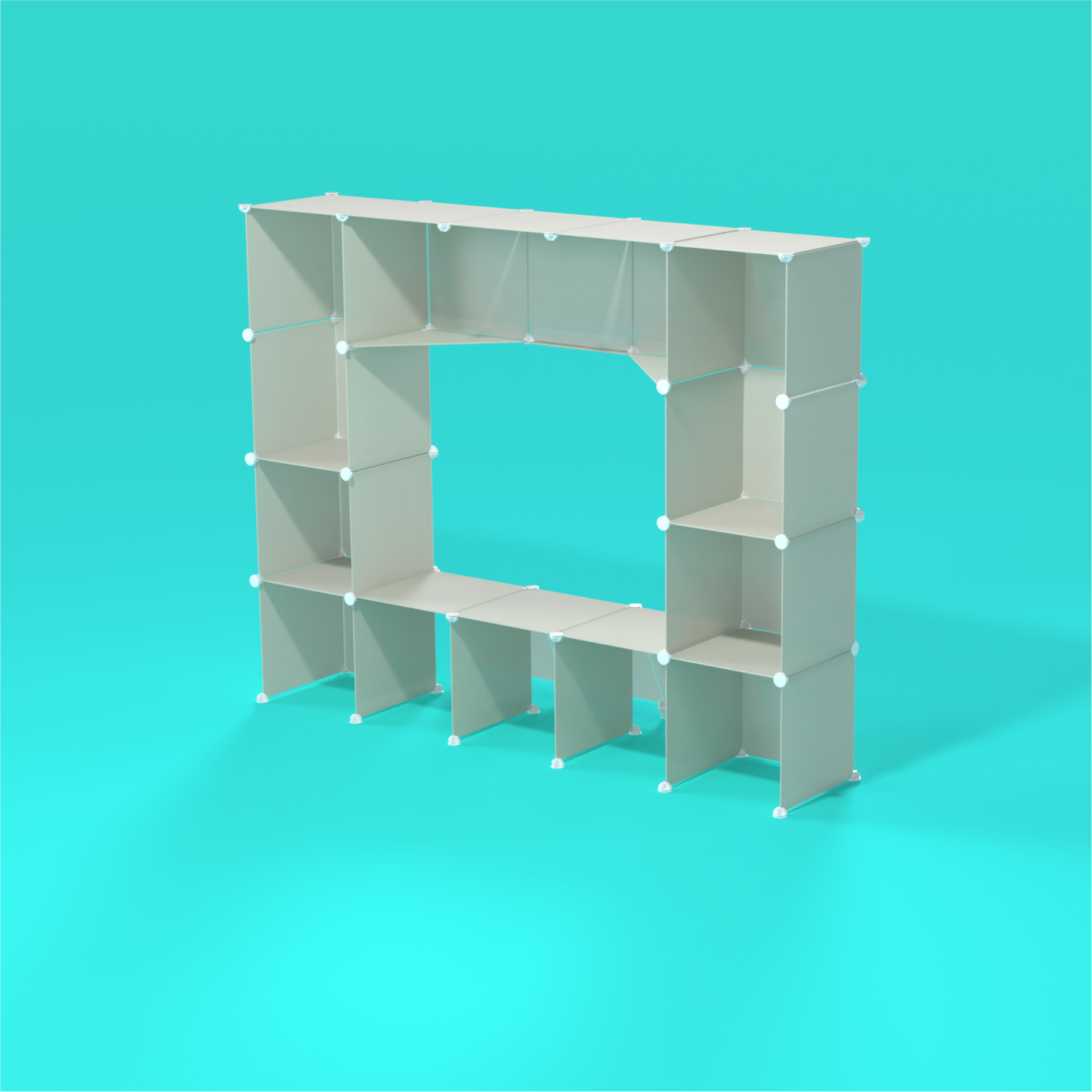 Lightweight, stackable grid panels with adjustable shelving for artist exhibits, used by independent creators, artists, and illustrators at comic cons, markets, and pop-up events