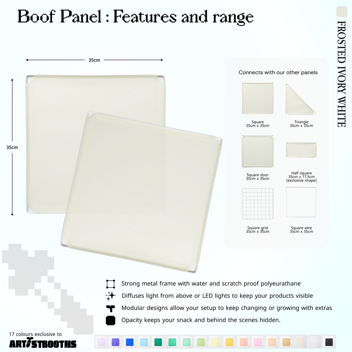 Frosted Ivory White (PMS 7527 C)