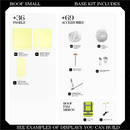 BOOF Small  - Modular Cube Artist Table Setup