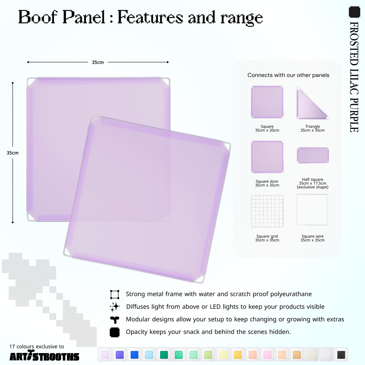Frosted Lilac Purple (PMS 263 C)