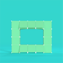 Lightweight, stackable grid panels with adjustable shelving for artist exhibits, used by independent creators, artists, and illustrators at comic cons, markets, and pop-up events
