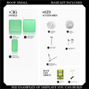 BOOF Small  - Modular Cube Artist Table Setup