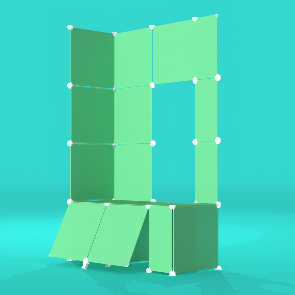Frosted Mint Green