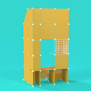 BOOF Gallery (Half) - Frosted Mustard Yellow - Artistbooths