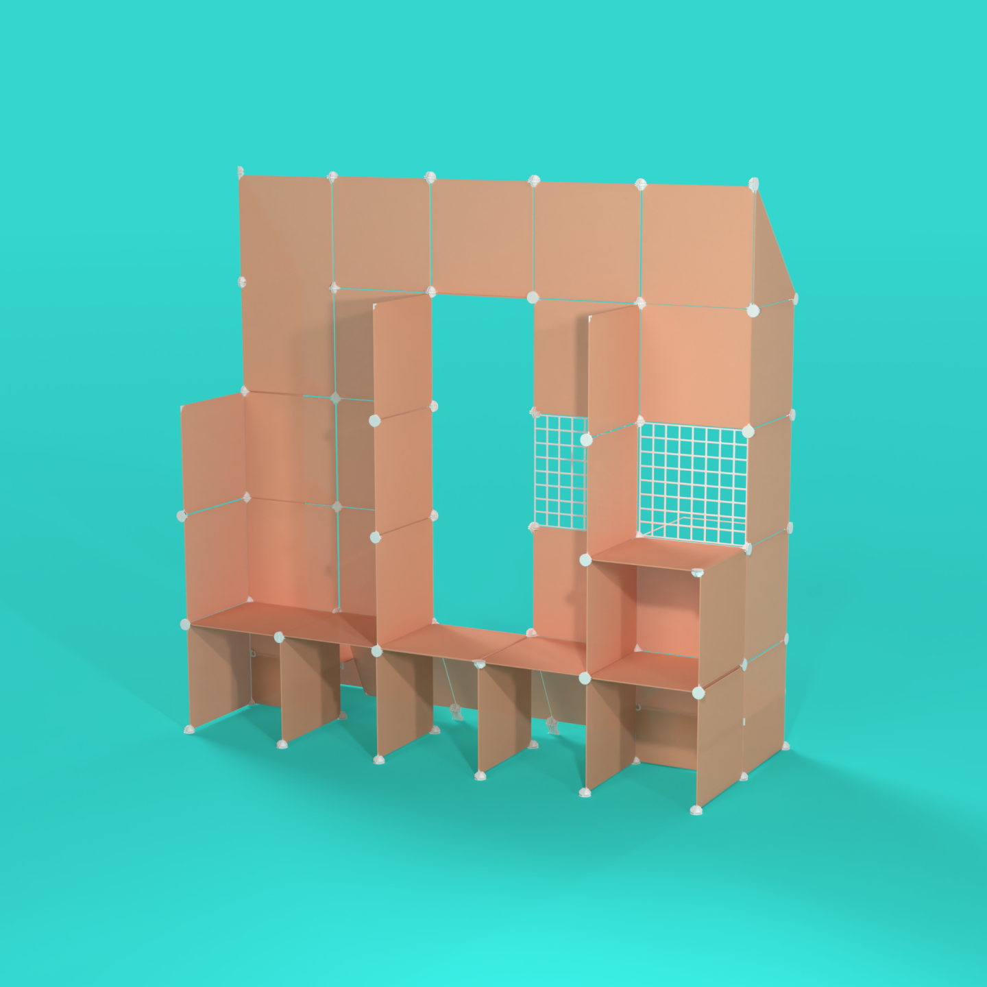 BOOF Gallery - Frosted Peachy Orange - Artistbooths