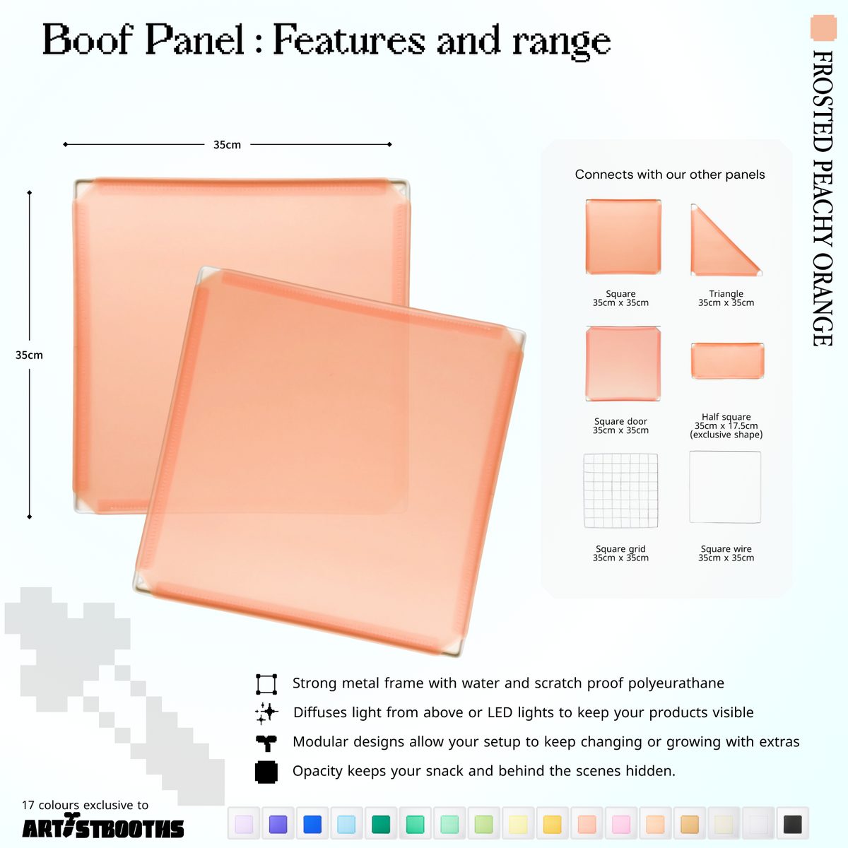Frosted Peachy Orange (PMS 169C)