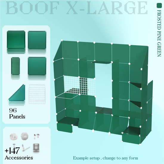 BOOF Extra Large - Modular cube Artist table setup