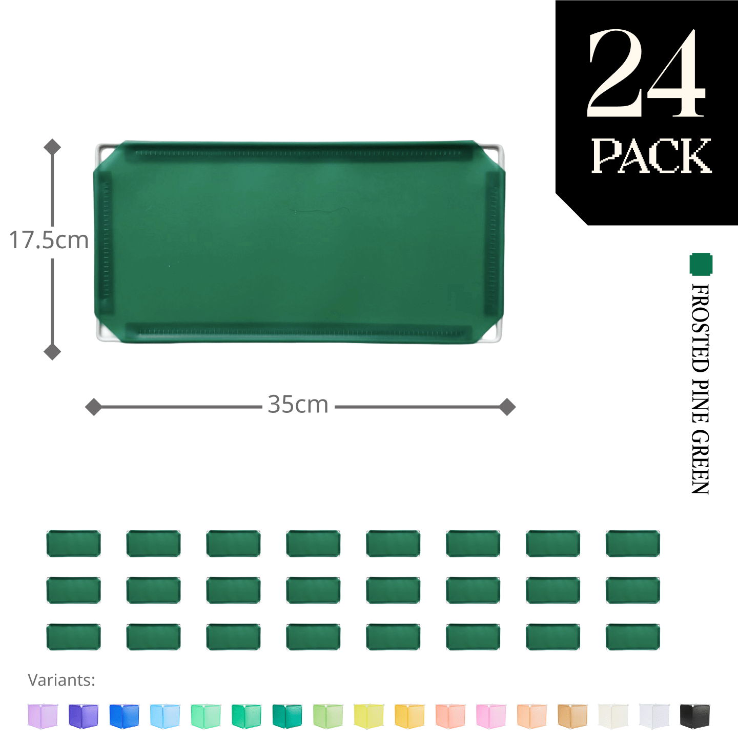 Modular Half-Square Panel (17.5x35cm) - BOOF Bulk Pack
