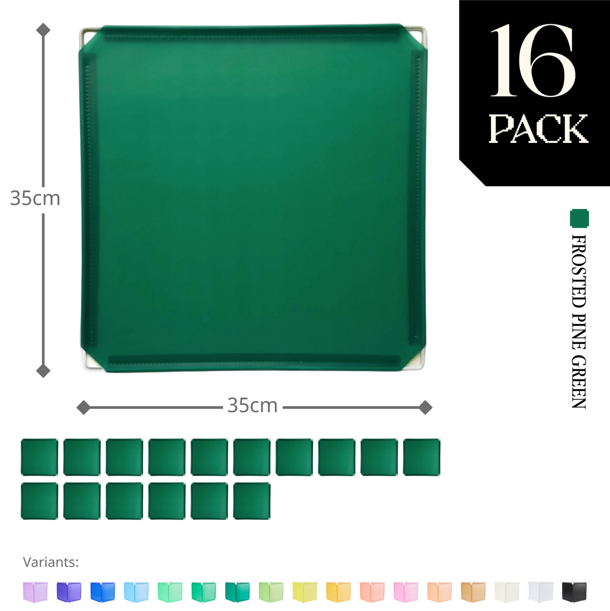 Frosted Pine Green (PMS 2245 C) / 16-pack [10% off]