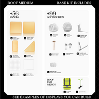 BOOF Medium - Modular cube Artist table setup
