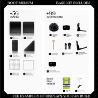 BOOF Medium - Modular cube Artist table setup