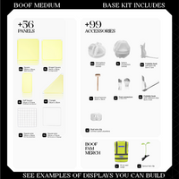 BOOF Medium - Modular cube Artist table setup