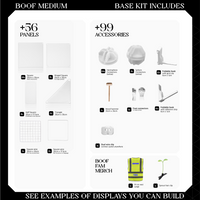 BOOF Medium - Modular cube Artist table setup