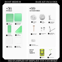 BOOF Medium - Modular cube Artist table setup