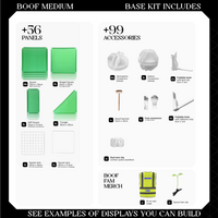 BOOF Medium - Modular cube Artist table setup