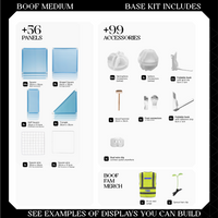 BOOF Medium - Modular cube Artist table setup