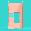 BOOF Gallery (Half) - Frosted Salmon Pink - Artistbooths