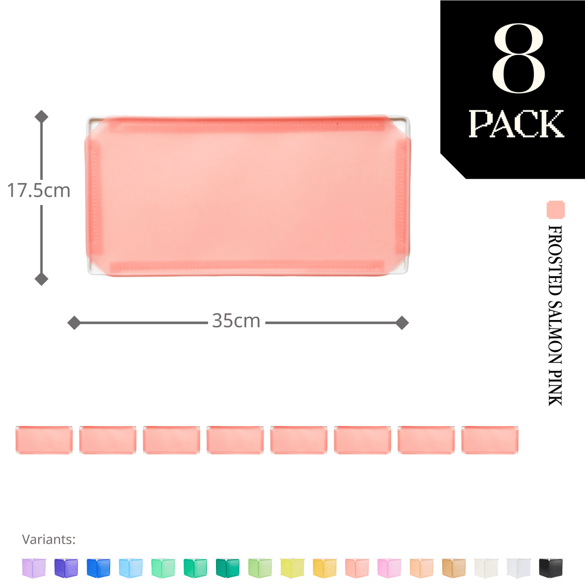 Frosted Salmon Pink (PMS 1765 C) / 8-pack [10% off]