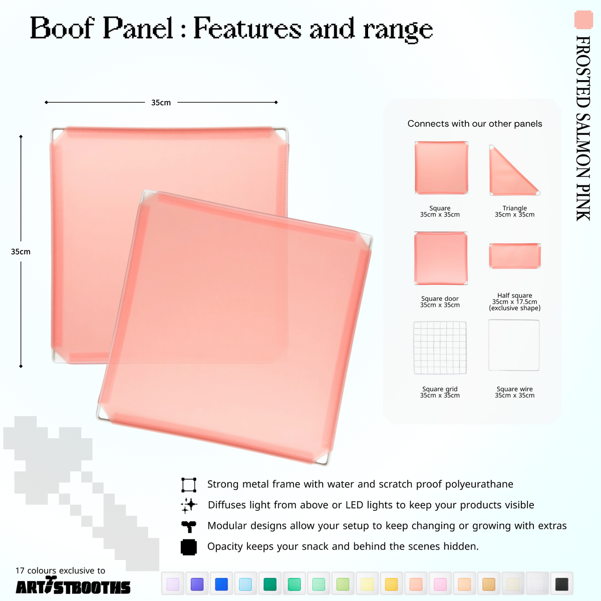 Frosted Salmon Pink (PMS 1765 C)