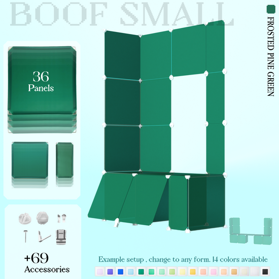 BOOF Small  - Modular cube Artist table setup