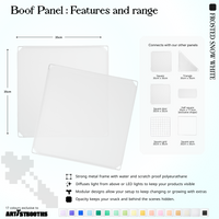 BOOF Medium - Modular cube Artist table setup
