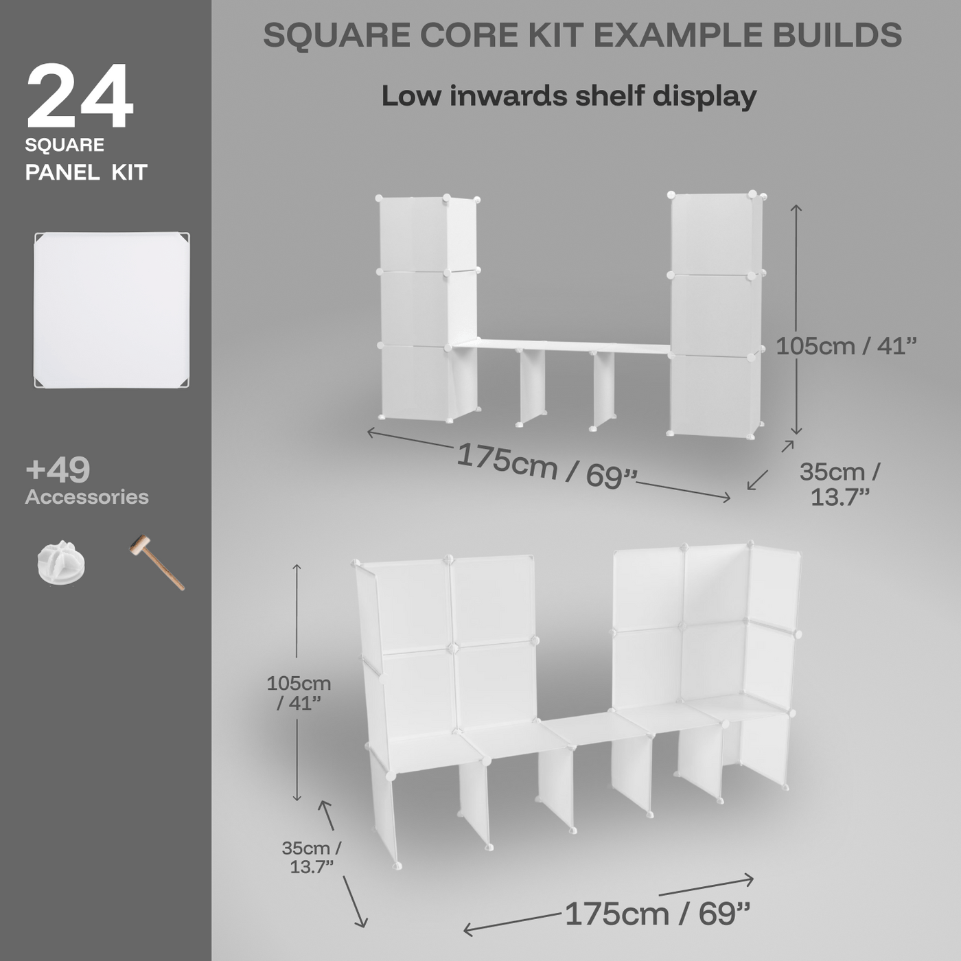Square Core Kit example builds