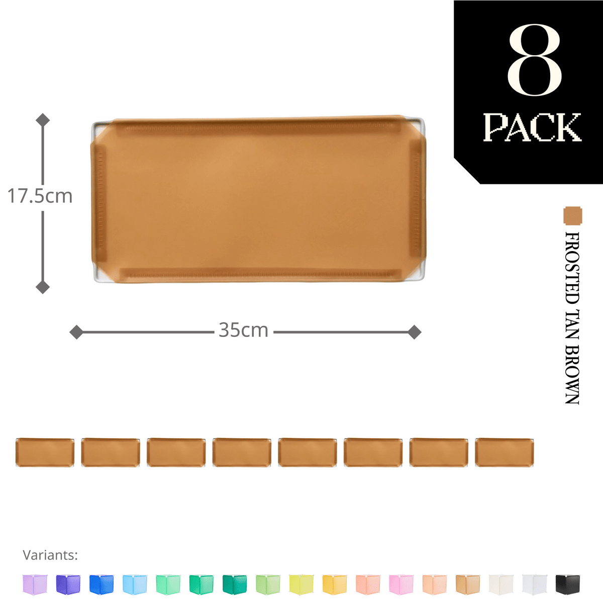 Frosted Tan Brown (PMS 728C) / 8-pack [10% off]