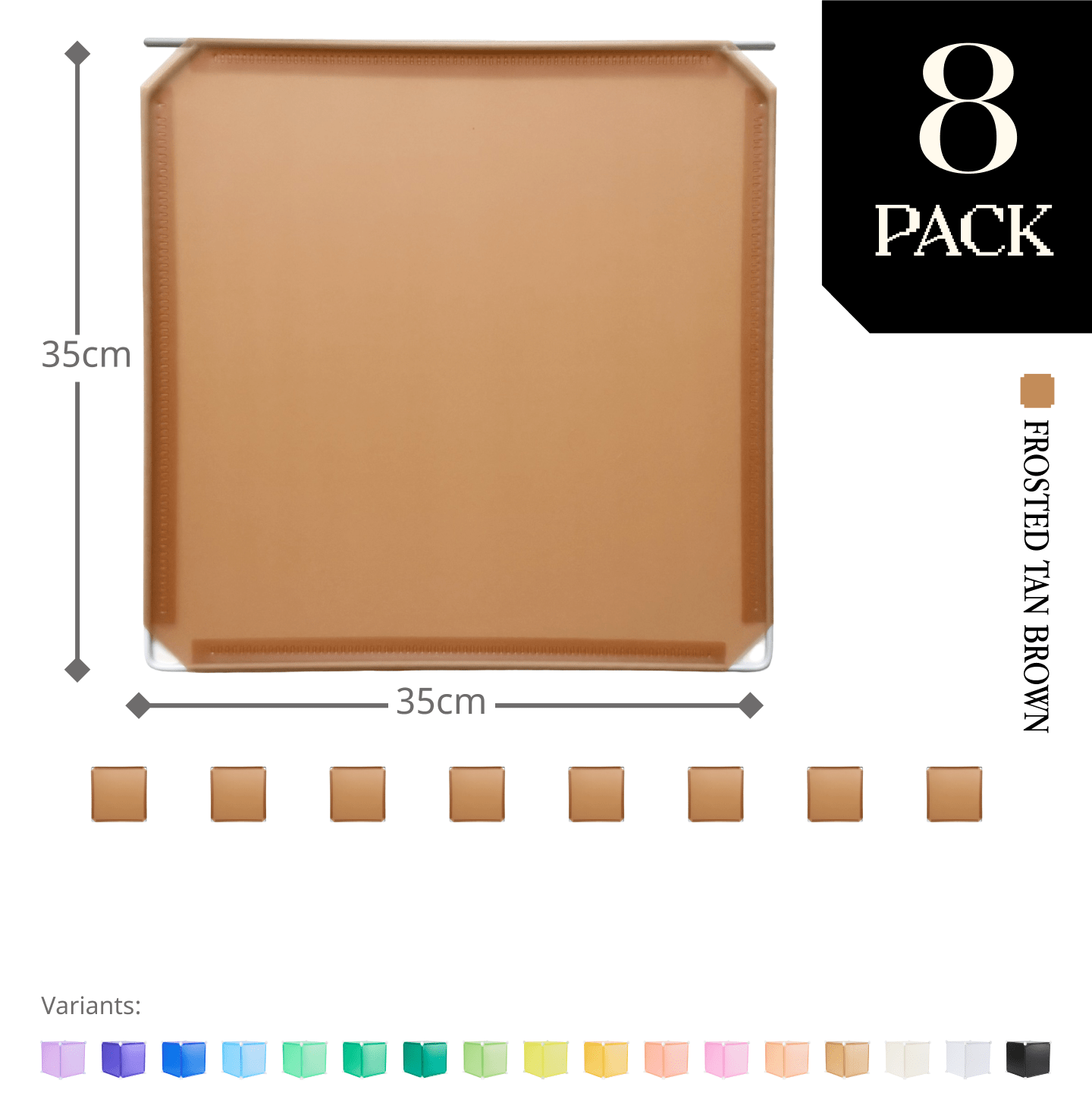 Modular Hinged Square Panel (35x35cm) - BOOF Bulk Pack