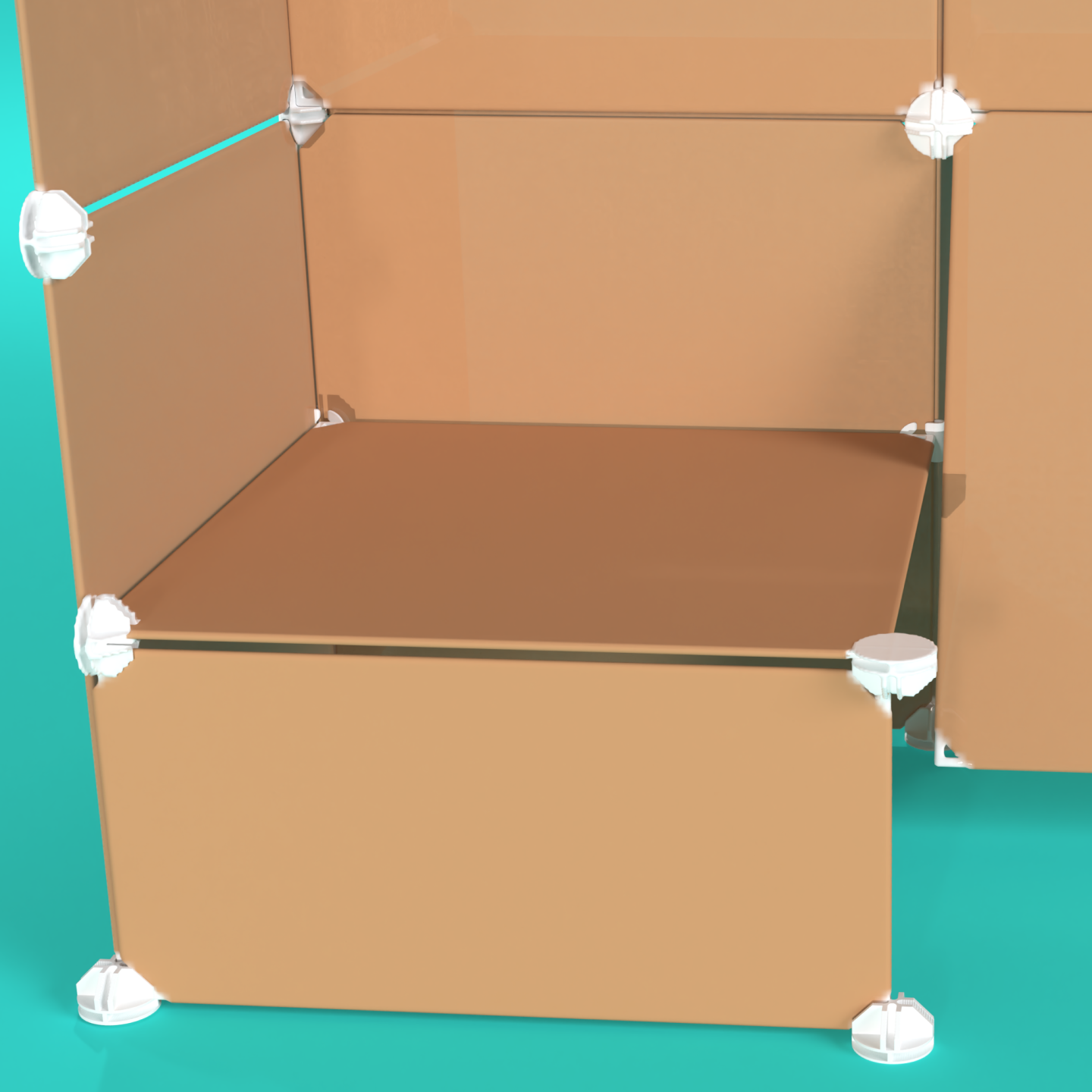 BOOF Gallery - Frosted Tan Brown - Artistbooths