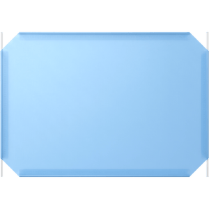 Any-angle panel in Frosted Sky Blue