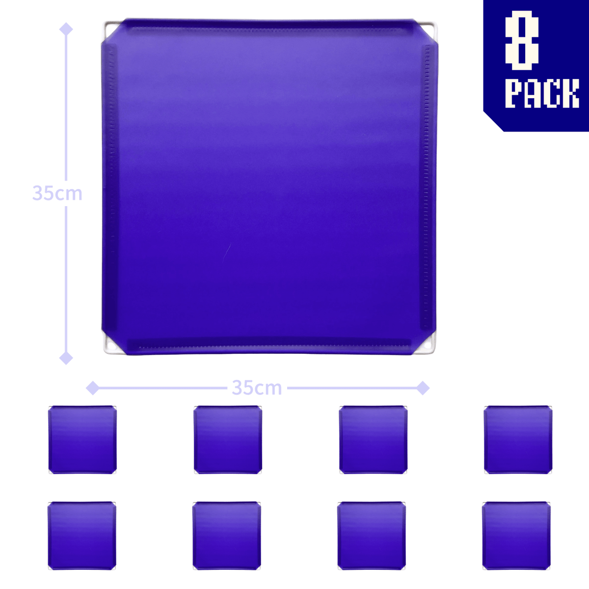 Frosted Indigo Purple (PMS 2098 C)