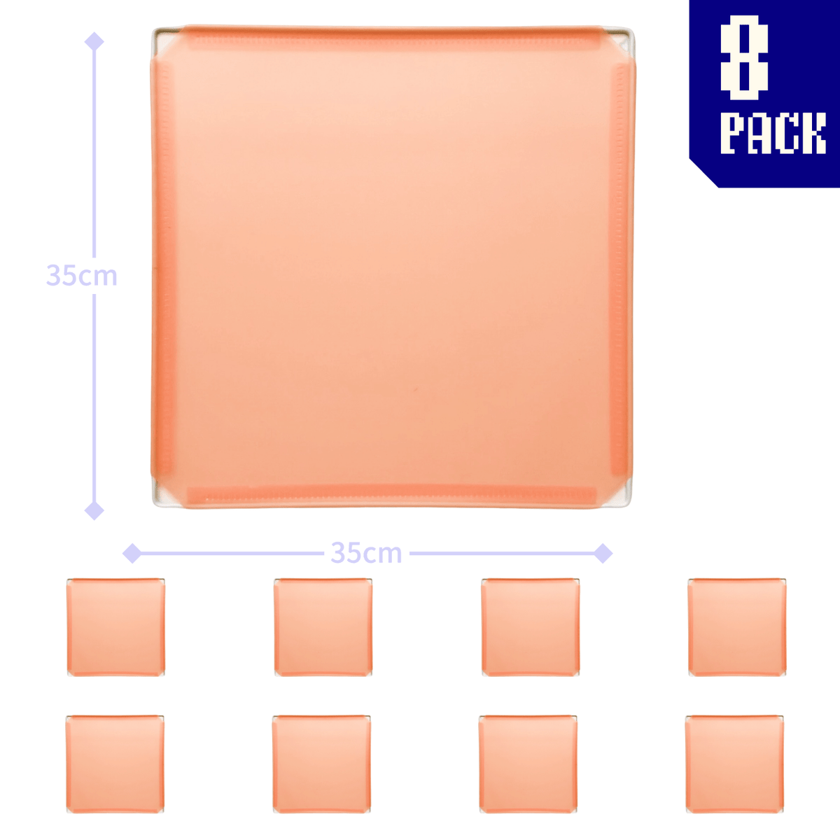 Frosted Peachy Orange (PMS 169C)