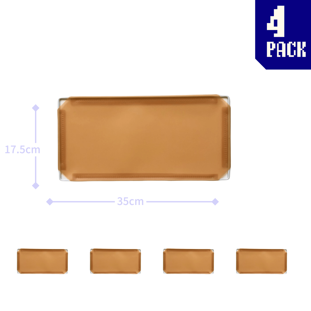 Frosted Tan Brown (PMS 728C)