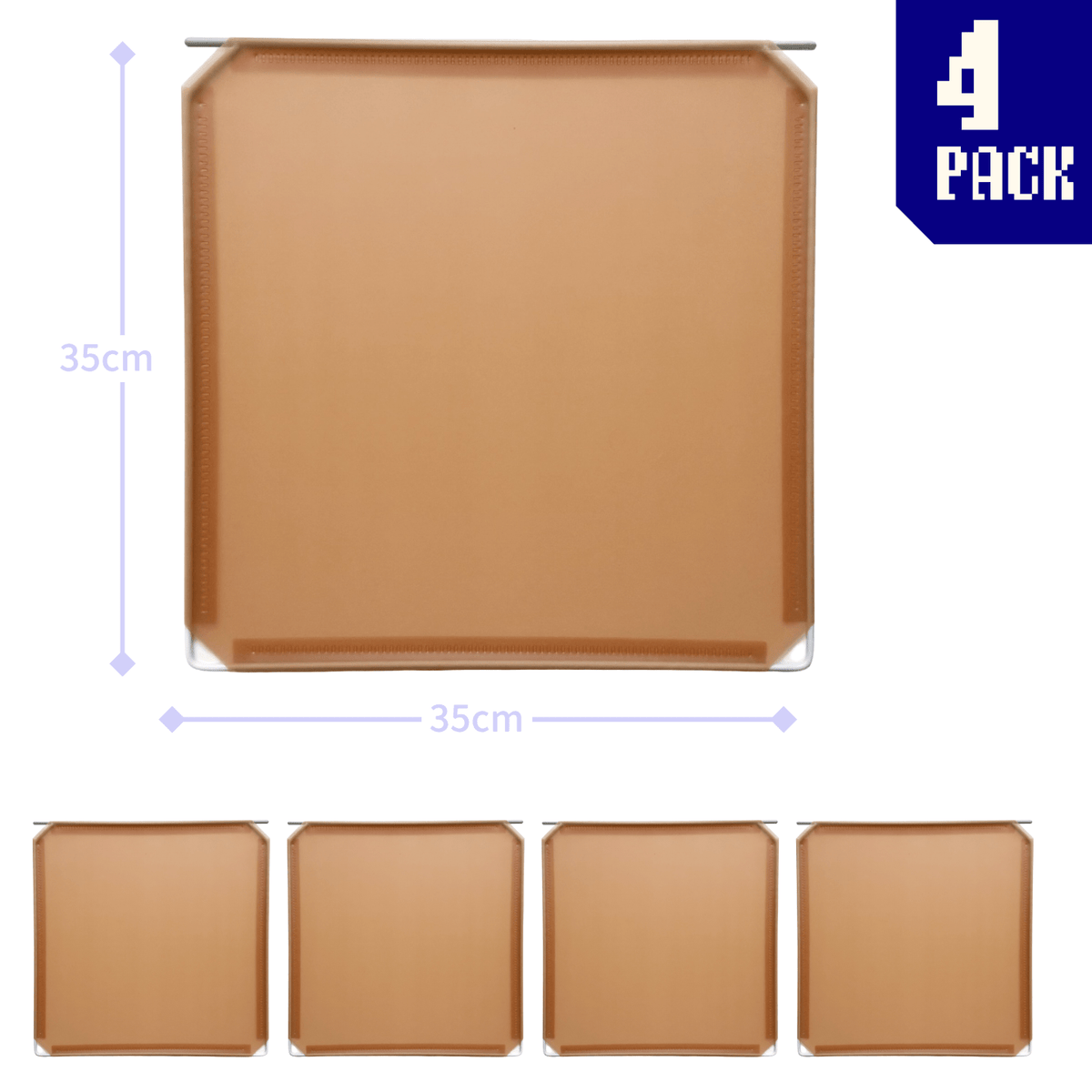 Frosted Tan Brown (PMS 728C)