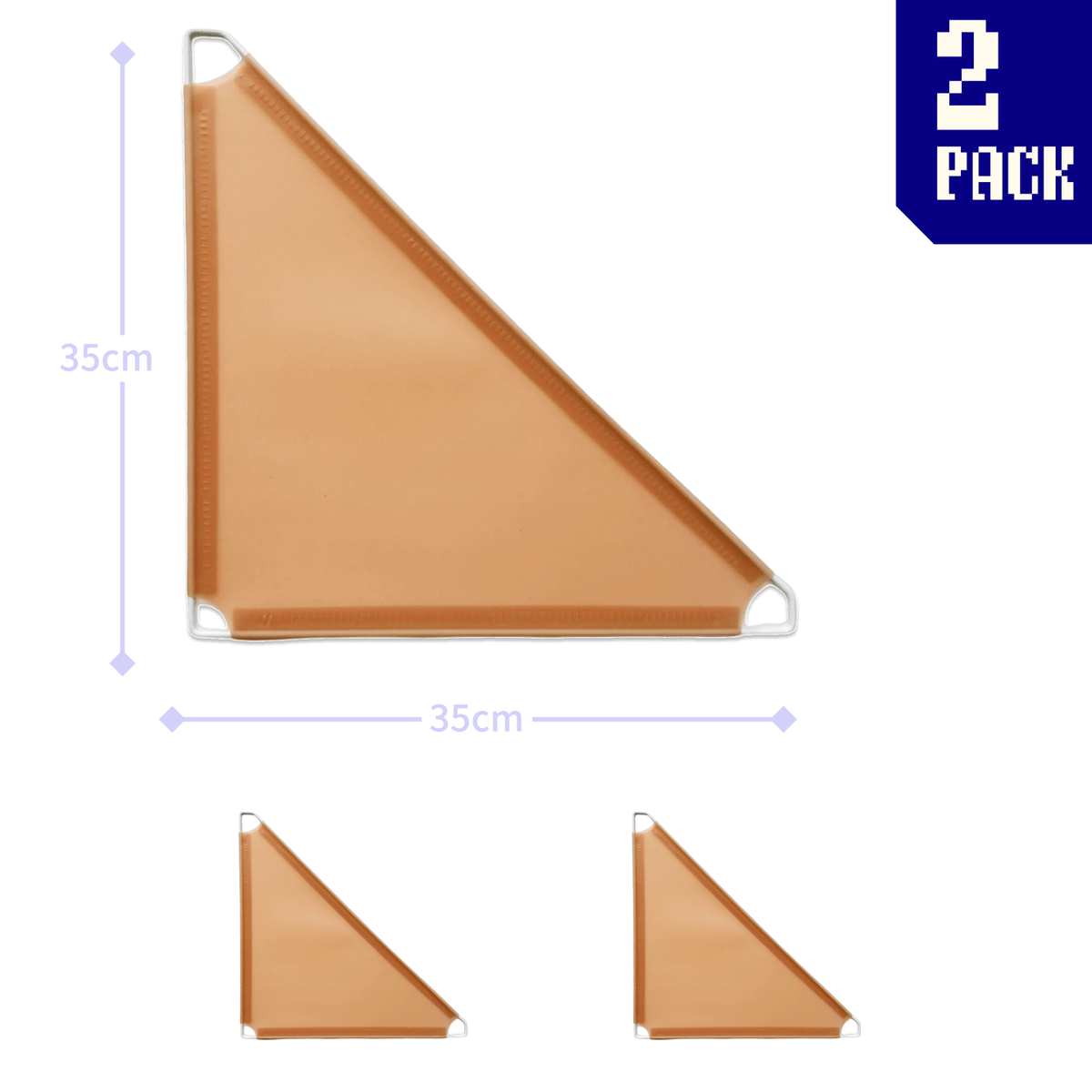 Frosted Tan Brown (PMS 728C)