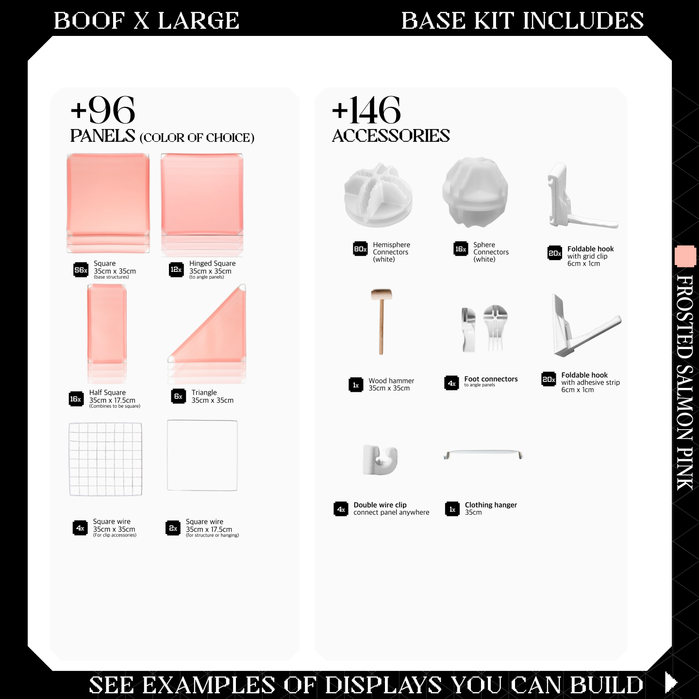 BOOF Extra Large - Modular Cube Artist Table Setup KIt