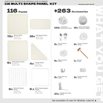 BOOF Extra Large - Modular Cube Artist Table Setup - Artistbooths